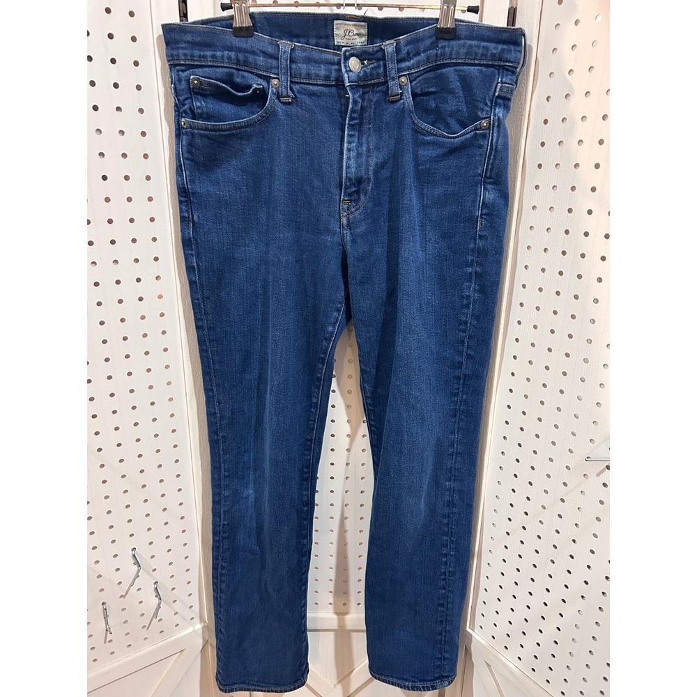 J‎ Crew Jeans W31 L30 Straight Fit Dark Wash Denim Pants